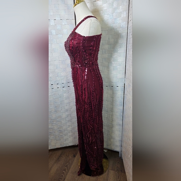 KENNY ABIM One-Shoulder Gown - Picture 4 of 8